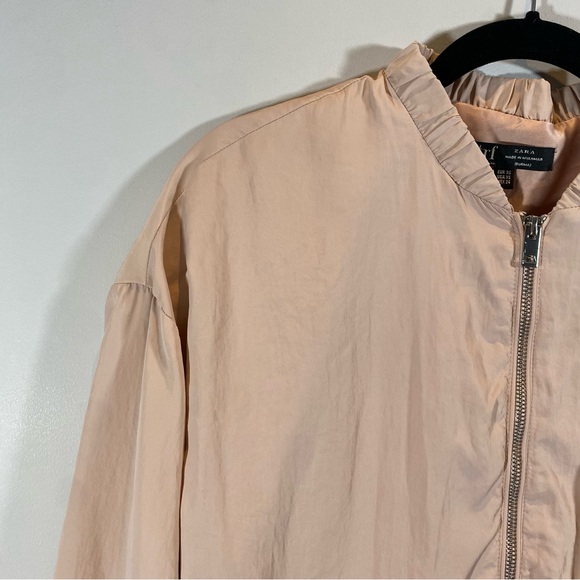 Zara Light Pink Bomber Size XS - Picture 2 of 8